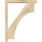 Ekena Millwork Westlake Block Rough Sawn Bracket w/ Offset Brace, Douglas Fir, 4"W x 26"D x 34"H BKT0402X26X34WTL05RDF - alternate 2
